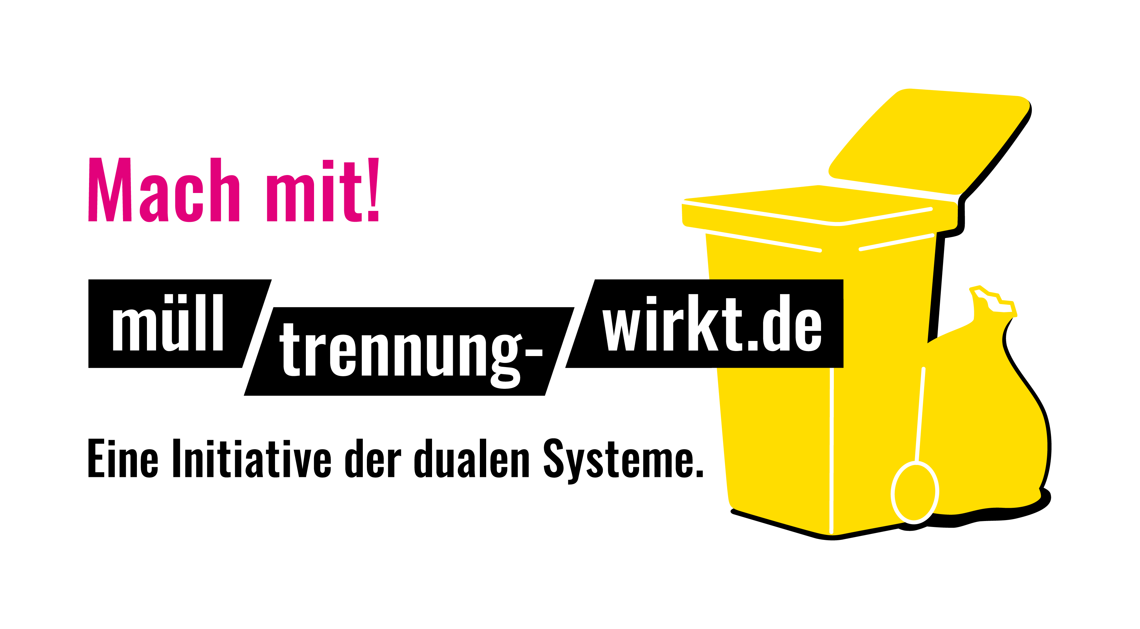 Logo der Initiative Mülltrennung wirkt