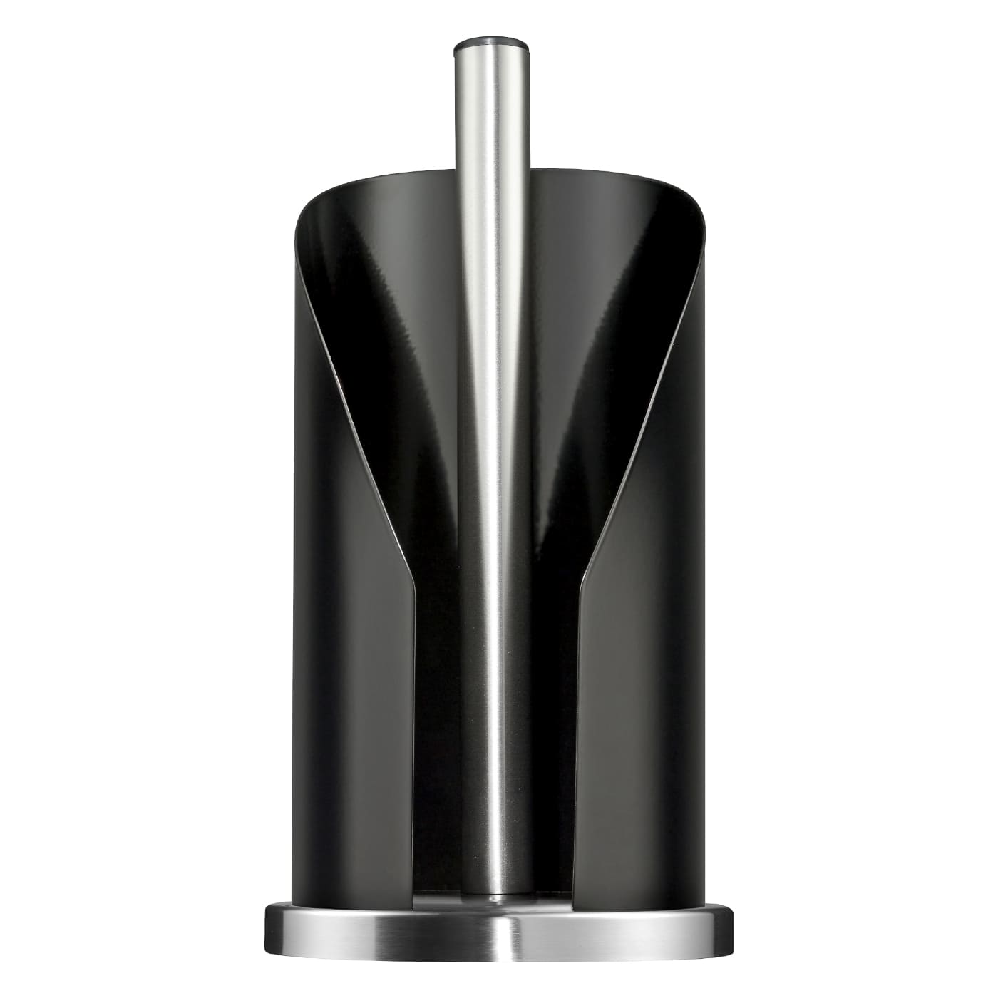Papierrollenhalter für Küchenrolle in der Farbe Schwarz
