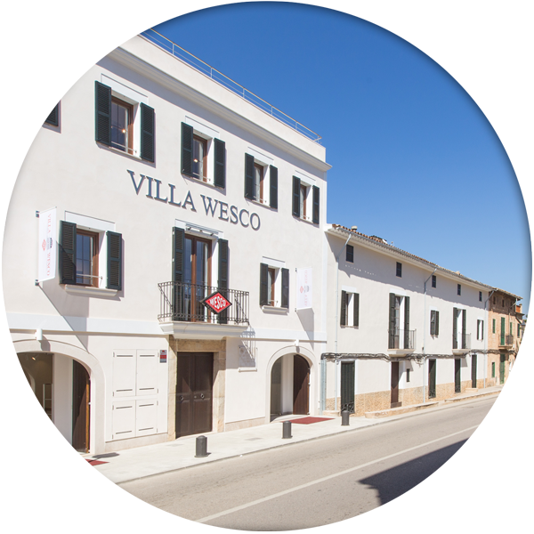 Frontansicht der Villa Wesco auf Mallorca